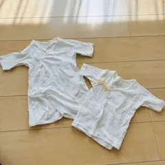 ベビー肌着 短肌着 2枚セット 新生児 50-60