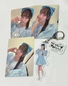 真中まな クリアトレカ3枚コンプ＆ランダムアクキーセット