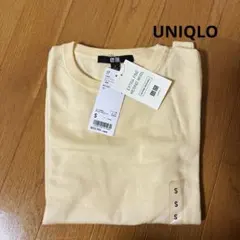新品UNIQLOエキストラファインメリノクルーネックセーター