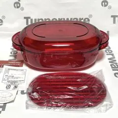 未使用 タッパーウェア　ウェーブ2000 丸型 小　すのこ　コンテナ x2セット タッパーウェア ウェーブ2000 丸型 小 2個 未使用 未使用