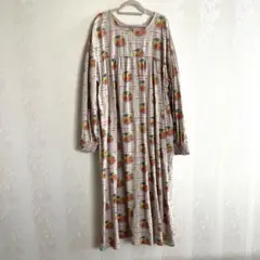 美品 MARKEY'S マーキーズ ロングワンピース 総柄 チェック 2way