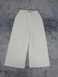 JOHN BULL ジョンブル コーデュロイ ワイドパンツ オフホワイト　M