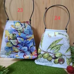 リメイク缶 2個セット⭐紫陽花✨オリーブのサムネイル