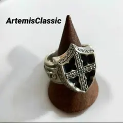 ア*ー様 ArtemisClassic シールドエンブレム　オニキスリングのサムネイル