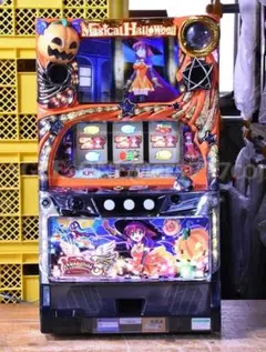 送料込み パチスロ実機 マジカルハロウィン5 コイン不要機 KPE マジカルハロウィン5 [マジハロ5] 中古パチスロ実機 [8ch