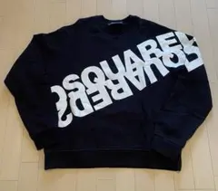 【Ｘ’mas SALE】DSQUARED2 ブラック クルーネックスウェット M