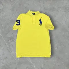 Polo by Ralph Lauren ビックポニー ポロシャツ イエロー L