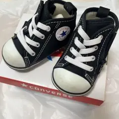 ベビーシューズ 靴 12cm converse 黒