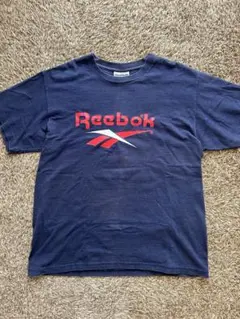 90s USA製　Reebok ネイビー Tシャツ XL