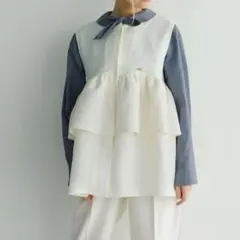 yori ヨリshirocon ミニリボンショートジレ 36 - メルカリ