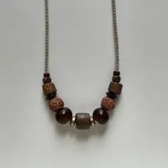 ボヘミアン エスニック ヴィンテージビーズ ＊ ハンドメイドネックレス ③