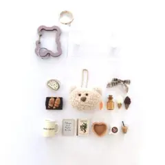 ガチャ詰めポーチ用☺︎&パーツまとめ売り DEAN&DELUCA mojojo他