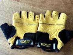 【筋トレグローブ】黄色　ベンチプレス　懸垂