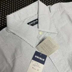 90s OLD UNIQLO 半袖 shirt M サッカー地 紺タグ