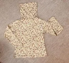 Rivex 長袖 タートル カットソー 花柄 暖かめ生地 サイズ L