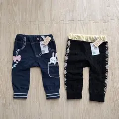 【新品タグ付き】西松屋　レギンス　2点セット　80-95
