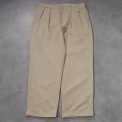 ポロバイ ラルフローレン W36 スラックス 古着 シルク ベージュ 19118