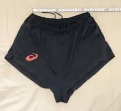 asics TRACK ELITEニットショートパンツ ブラック S レディース