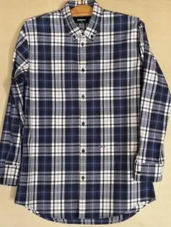 DSQUARED2 新品 コットン100チェックシャツ ネイビー系 44サイズのサムネイル
