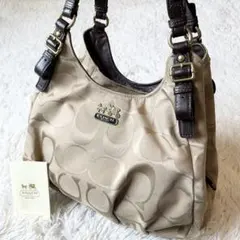 COACH コーチ ショルダーバッグ シグネチャー サットン 新品保管 COACH コーチ ショルダーバッグ シグネチャー サットン 新品保管