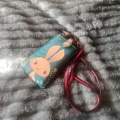 ウサギデザイン スマホショルダーバッグ