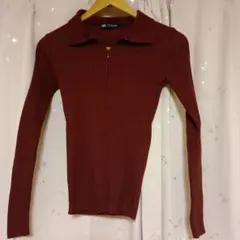 ゼブラ柄 ニット