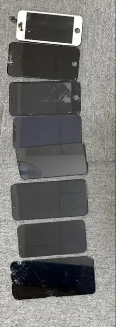 iPhone13mini 12mini redmiパネルのみ8枚セット　ジャンク
