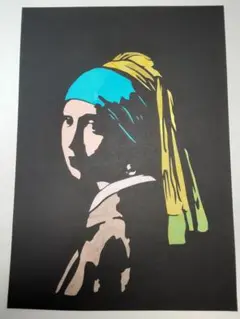 ハンドメイド切り絵79 絵画風