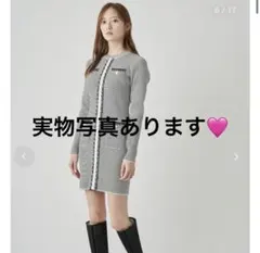 SNIDEL Sustainableブークレバイピングワンピース