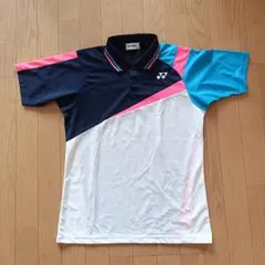 YONEX ポロシャツ Mサイズ ネイビー/ピンク