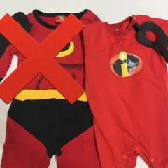 Mr.インクレディブル コスチューム 赤 80cmハロウィン　ジャックジャック