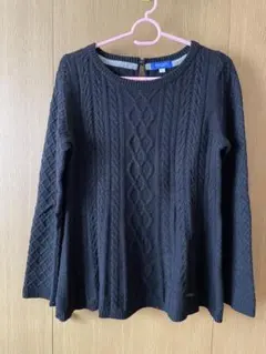 BLUE LABEL CRESTBRIDGE ブラックニット 38のサムネイル
