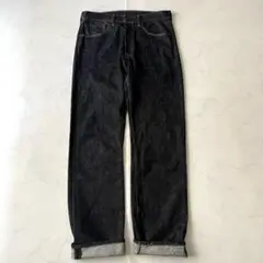 ほぼ未使用美品 リーバイス 501 W32L34 ブラック メキシコ製 先染め
