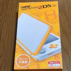 New NINTENDO 2DS LL ホワイト×オレンジ 本体