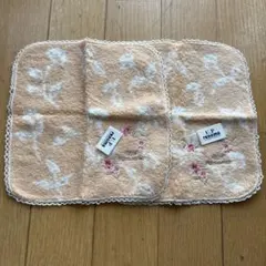 U.P renoma タオルハンカチ 2枚セット 花柄 レース　新品のサムネイル