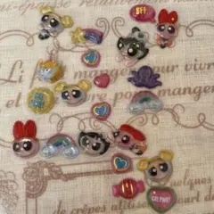 ①パワーパフガールズ　プチドロップステッカー　シール　おすそ分け