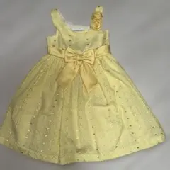 イエローチェック柄ドレス 5歳用のサムネイル