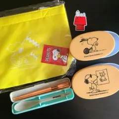 スヌーピーお弁当箱　保冷温バッグ　カトラリーセットのサムネイル