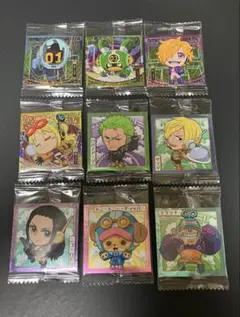 ワンピース シールウエハース LOG.8 科学の島 エッグヘッド 9枚まとめ