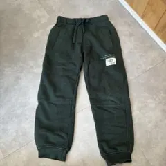 zarakids ダークグリーン ロングパンツ ジョガーパンツ　128 130