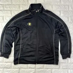 Champion チャンピオン トラックジャケット 黒金 Y2K 00s
