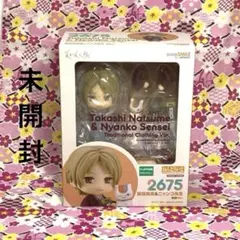 【未開封】夏目友人帳 夏目貴志 ニャンコ先生 和服Ver ねんどろいど 2675
