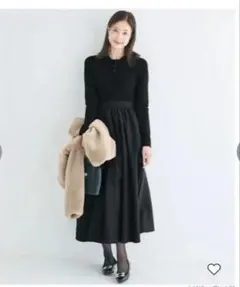 coca ポロニットドッキングワンピース