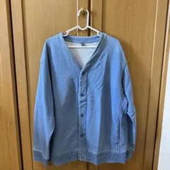 ユニクロ　スウェットカーディガン (ライトブルー)