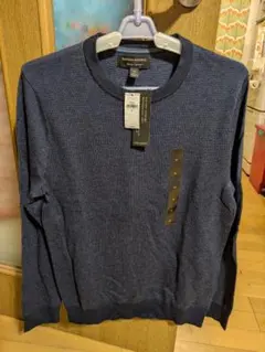 新品 BANANA REPUBLIC ネイビー 薄手セーター M