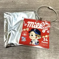 埼玉西武ライオンズ 甲斐野央選手 ペコちゃんコラボキーチャーム