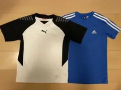 adidas PUMA Tシャツ2枚セット　140