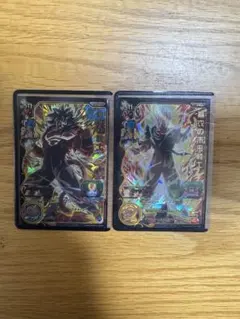 スーパードラゴンボールヒーローズ黒衣の戦士&黒衣の未来戦士セット