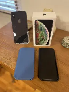 Apple iPhone XS max スペースグレー 本体とケース