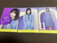 乃木坂46 佐藤璃果 11th Anniversary生写真 3種コンプ